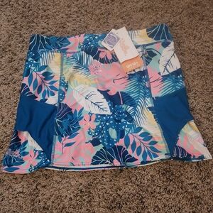 Skin Vibrant Tropical Print Skirt